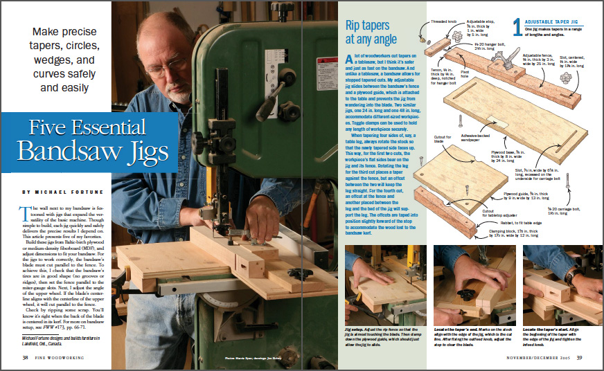 Five Essential Bandsaw Jigs