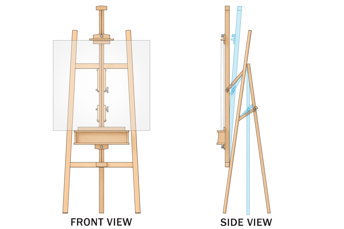 Art Easel Illustration