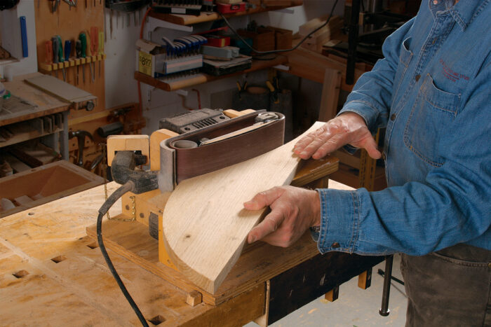 precise belt sanding